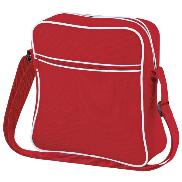 Bagbase Retro flyg-/reseväska (7 liter)  Classic R Classic Red/White One Size