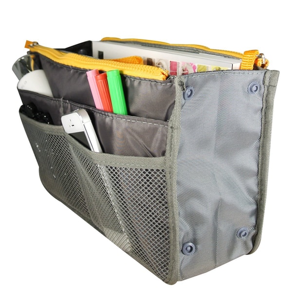 Bag in Bag Handväskinsats Väskinsats Grå gray one size