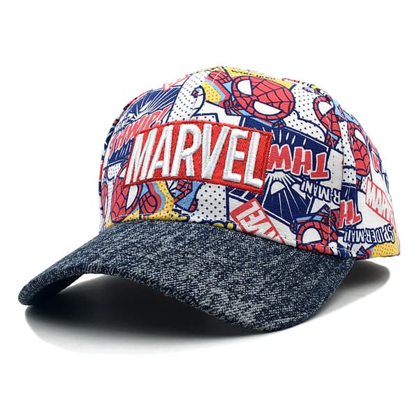 Spiderman runt basebollkeps spetsig hatt hip style 2