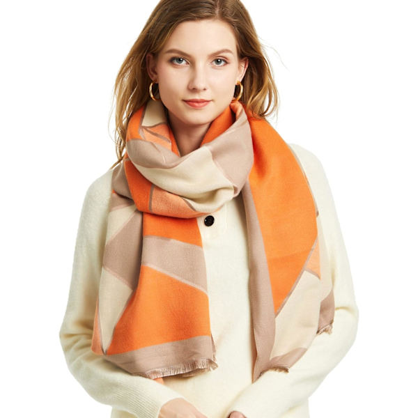 Elegant sjal Wrap vintervärme och stil i en Poncho Cape