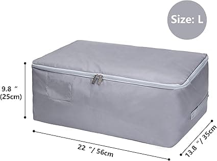 1 st 50L Vattentät Tjock Överdimensionerad Organizer Väska (Grå) grey
