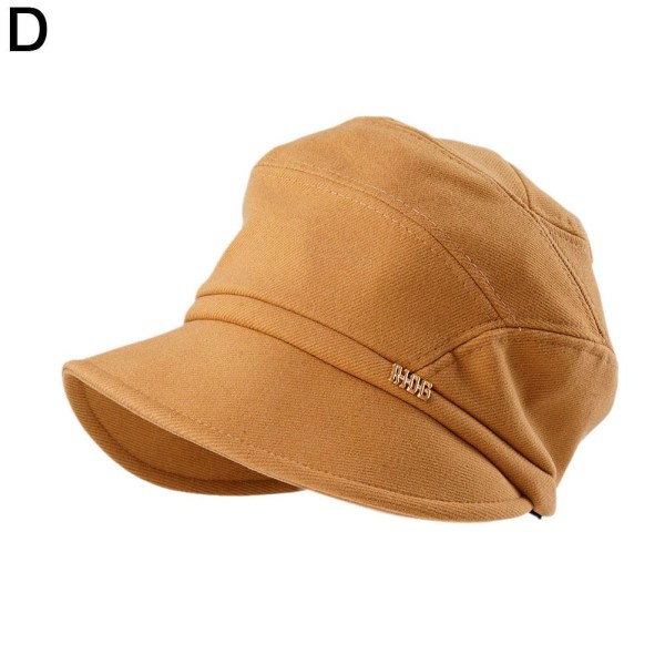 Newsboy Hat, Vintage Basker Hat Octagonal Hats Retro British Newsb khaki One-size