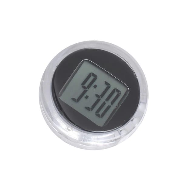 Motorcykeltillbehör Dash Clock Motorcykel Digital Klocka Digital Klocktimer Auto Black 3X3X1CM