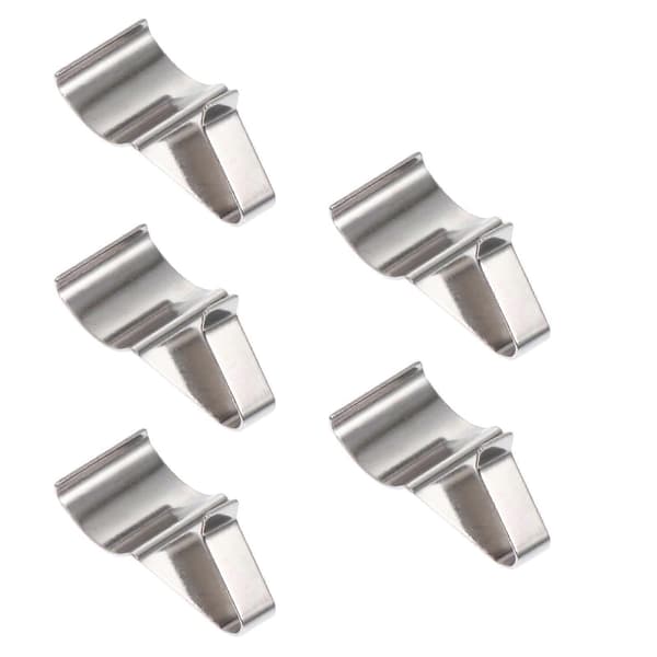 Vinyl Sidospår Krokar Kraftiga Inga Borr Inga Skruvar för Hemförbättring 5-pack