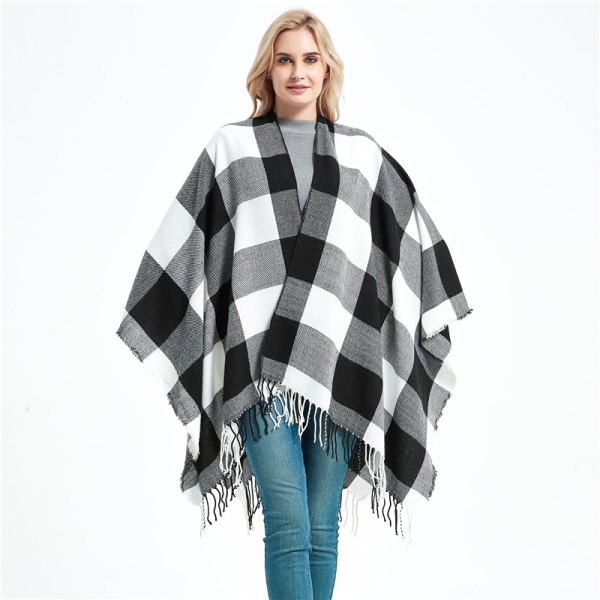 Fringe Wrap Scarf för kvinnor
