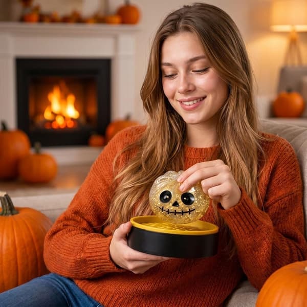 Halloween Spooky Ghost Dumpling, Dumplings Squish med Steamer Stressbolde Stressaflastning Fidget Sensorisk til Helligdags- og Fødselsdagsgaver