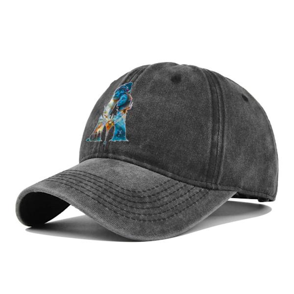 Personlig printed cap En keps med höjdpunkt i siden med cap Cap CP907B1blackandwhite Adjustable