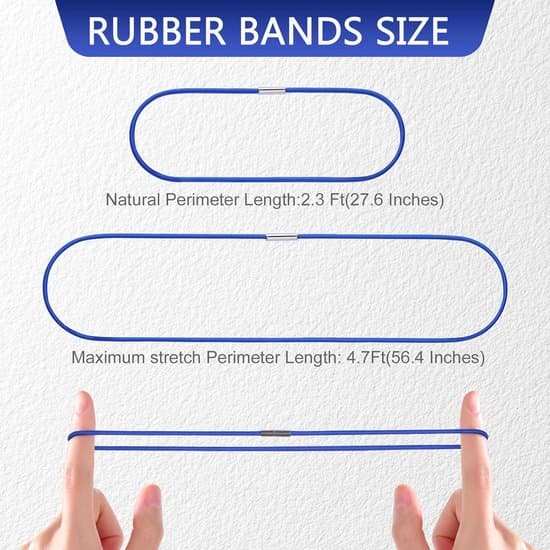 3 st gummiband för soptunnor Extra starka, stora elastiska band lämpliga Mycket elastiska soppåsehållare för kök, kontor och garage