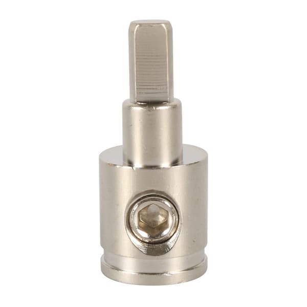Amp Input Reducer Connectors 0 Gauge til 4 Gauge Bil Audio Forstærker Ledning Terminal Reducere Messing 2 STK med Klæbende Krympeslange