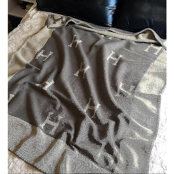 Ull Cashmere Sofateppe Grey