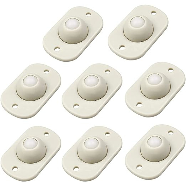 8-pack självhäftande svängbara hjul möbelhjul