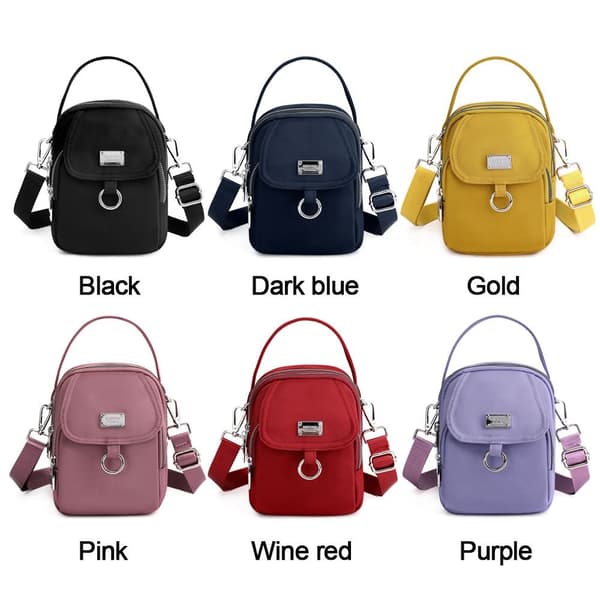 Håndtaske Crossbody Tasker VINRØD - lager wine red