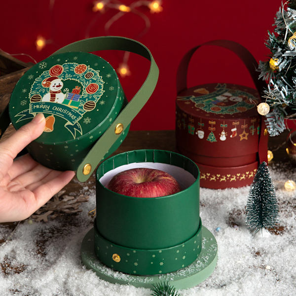 2 stycken julklappsaskar, julklappsaskar i läder med lock, utsökta julklappsaskar, DIY bröllopsfestdekorationer