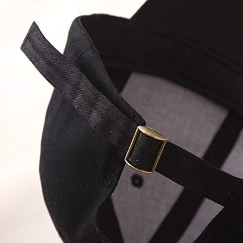 Hat Ring Baseball-Cap - Suga-Snapback Baseballkasket med Jernringe (Sort) (Medium, Sort)