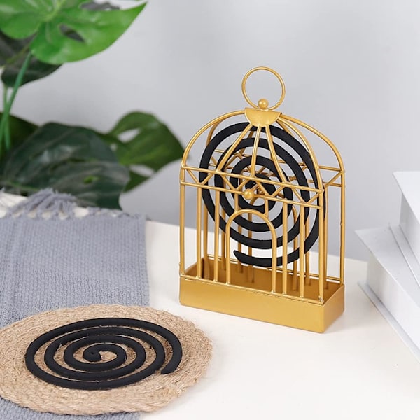 Set med 2 myggspirallhållare i skandinavisk stil