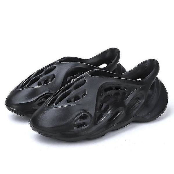 Trendiga & Bekväma Foam Slides För Barn Vuxen - Lätta, Snabbtorkande & Halkfria Tofflor För Utomhuslek! Black 40-41