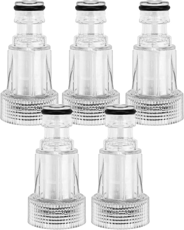 5 STK 3/4\" Højtryksrenser Vandindløbsfilter, Erstatningsforbindelsesadapter til DEWALT 20V MAX DCPW550, Haveslangekobling