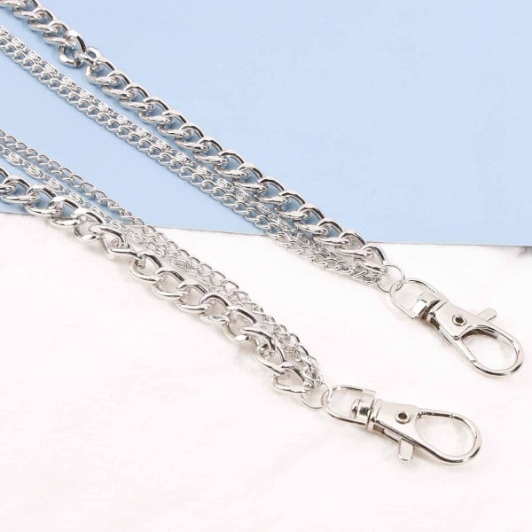 Layered Byxor Chain Silver Jeans Byxor Chain Pocket Chain