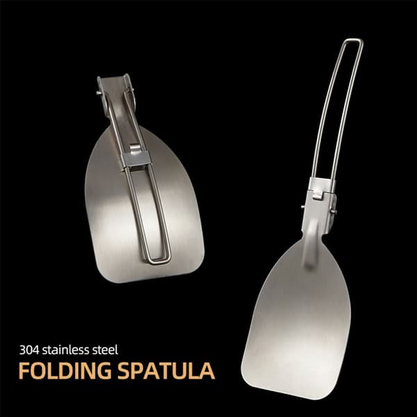 Vikbar stekspade för utomhusbruk, camping, portabel