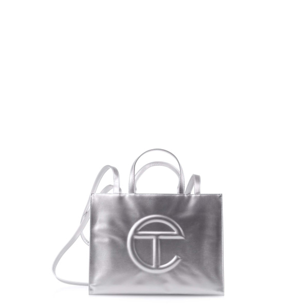Telfar One Shoulder Messenger Bags för kvinnor Handväska Camel Mini