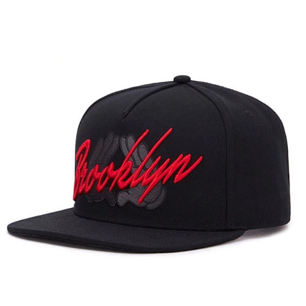Hipster hip hop cap för både män och kvinnor black