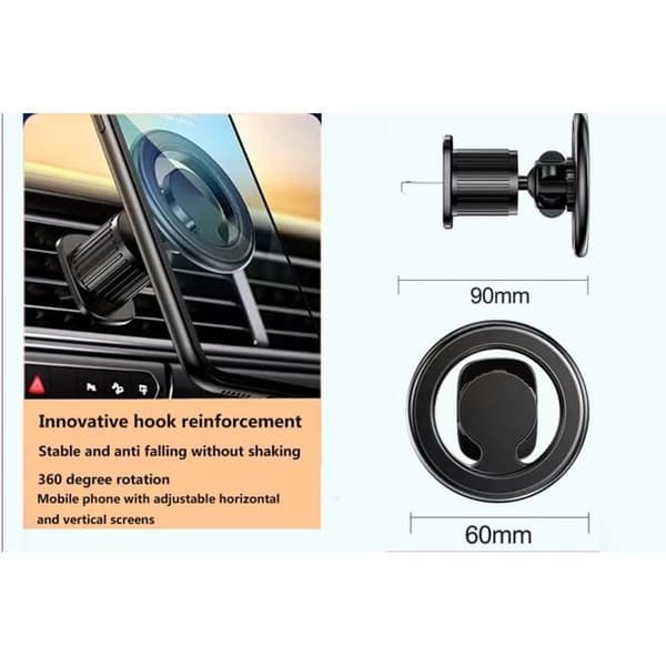 Magnetisk biltelefonholder kompatibel med Magsafe-magnet
