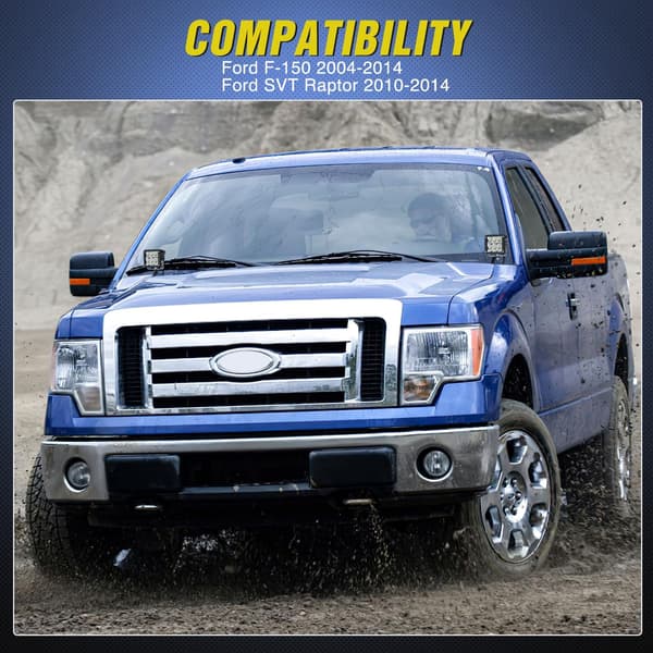 Ditch Light-beslag til Ford F-150 2004-2014, SVT Raptor 2010-2014
