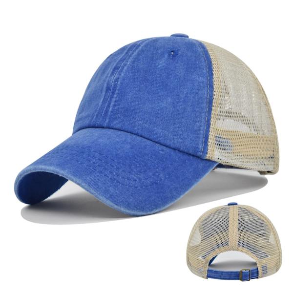 Enfärgad cap Peaked Cap Mesh Cap Solhatt Glänsande Cap Custom Logo Partihandel Cl7357RoseRed Adjustable