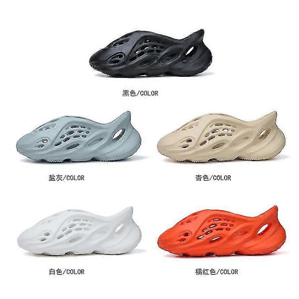 Trendiga & Bekväma Foam Slides För Barn Vuxen - Lätta, Snabbtorkande & Halkfria Tofflor För Utomhuslek! Khaki 28-29