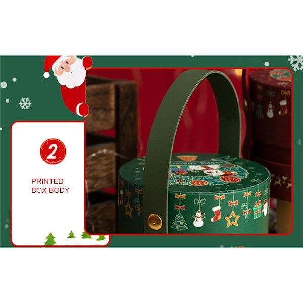 2 stycken julklappsaskar, julklappsaskar i läder med lock, utsökta julklappsaskar, DIY bröllopsfestdekorationer