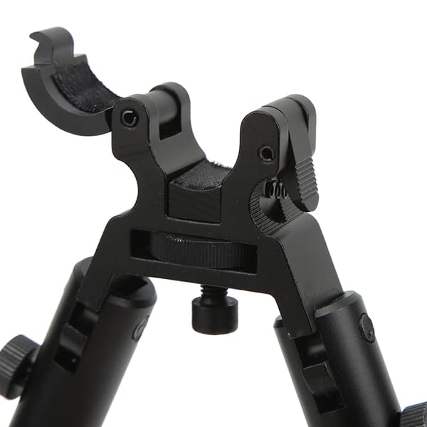 Skydebipod i aluminiumslegering, justerbar hurtigudløserbipod med forbindelse til udendørs brug
