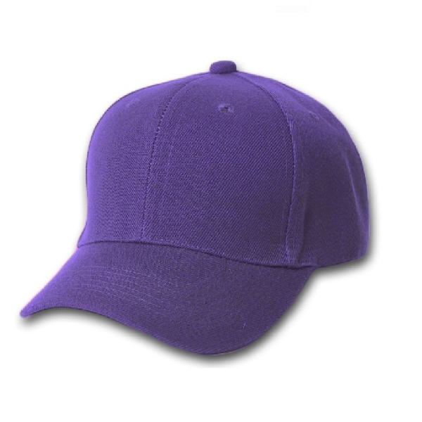 Set med 3 vanlig cap - tom hatt med enfärgad färg och (mix) purple