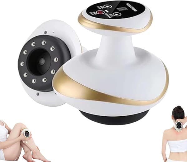 4-i-1 Anti-Cellulit Massager: Gua Sha, Elektrisk Koppning, Meridianrengöring och Värmeterapi Massage