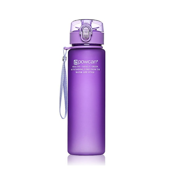 400/560 ml BPA-fri vattenflaska utomhussportvattenflaska Purple 400ml