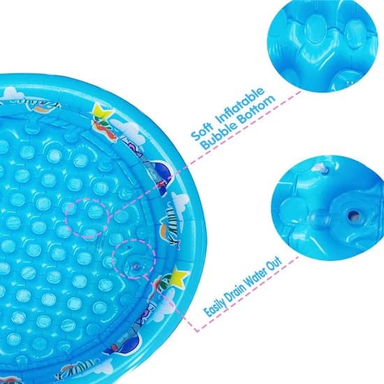 Pooler - Uppblåsbara pooler - Ovanmarkspooler - Ovanmarkspool - Ovanmarkspoolset - 80×22cm - Litet babybad & bollhav för inomhusbruk