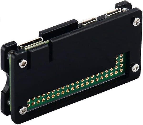 Raspberry Pi Zero 2 W/Zero W Fodral, 7-i-1 Startpaket med Akrylfodral, GPIO-Header, OTG-Kabel, HDMI-Adapter