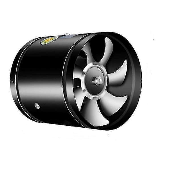 Kraftfull Tyst Badrumsfläkt med Super Sug för Multifunktionell Ventilation Black 100mm