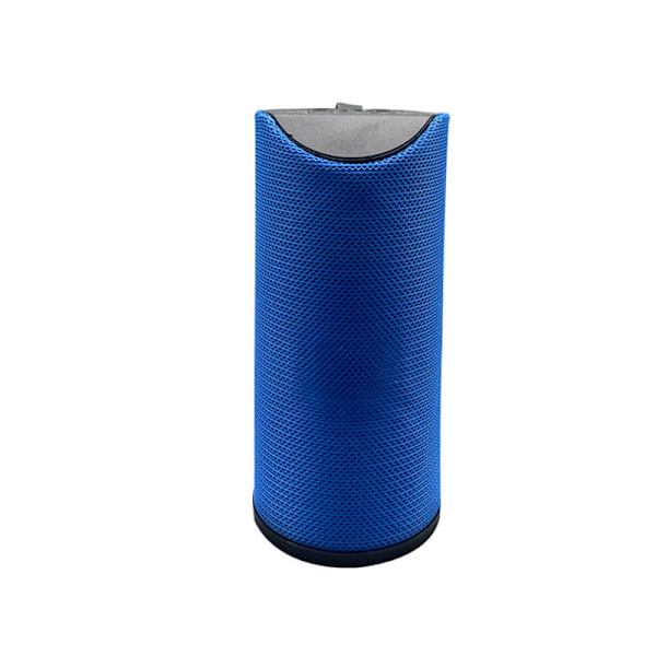 Bluetooth-högtalare trådlös vattentät utomhus stereo bas USB/TF/FM-radio HÖG Blå