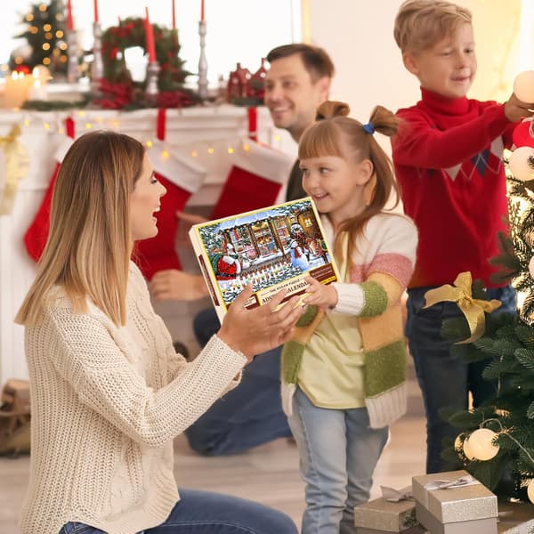 2025 Julnedräkningspussel Julkalender Bästa Julklappen Julpusselspel