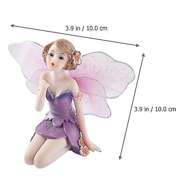 Fairy Staty Resin Craft Staty Hem Desktop Dekoration Bil Interiör utsmyckning