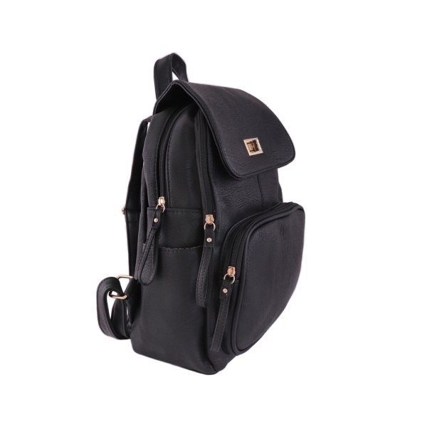 Ryggsäck med reglerbar axelrem black