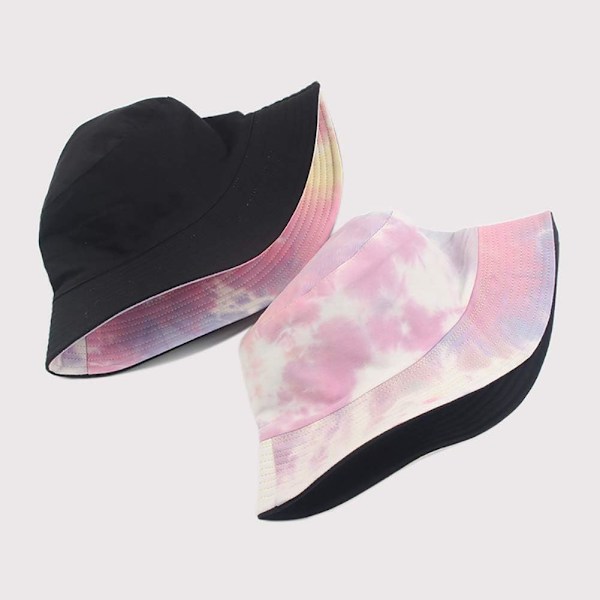 Färgglad Graffiti Fashion Bucket Hat Beach Bucket Hat Damer Män, dubbelsidig vändbar