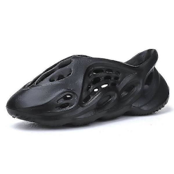 Trendiga & Bekväma Foam Slides För Barn Vuxen - Lätta, Snabbtorkande & Halkfria Tofflor För Utomhuslek! Black 28-29