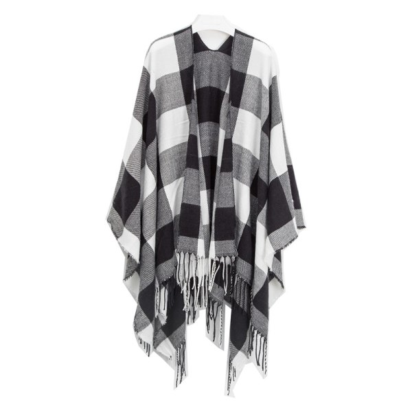 Fringe Wrap Scarf för kvinnor