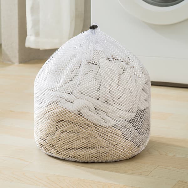 Slitesterk vaskepose med grovmasket netting, 3-pakning