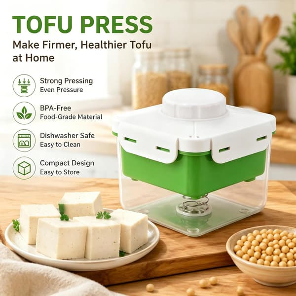 Tofupresse Kraftig Justerbar Ekstra Fast Tofu