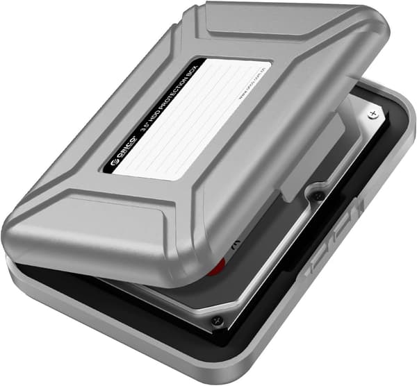 3,5-tums HDD/SSD Externt Hårddisk Skyddsfodral (Enkelförpackning) — Bärbart Antistatiskt, Stöttåligt Förvaringsfodral - PHX5S 1pc
