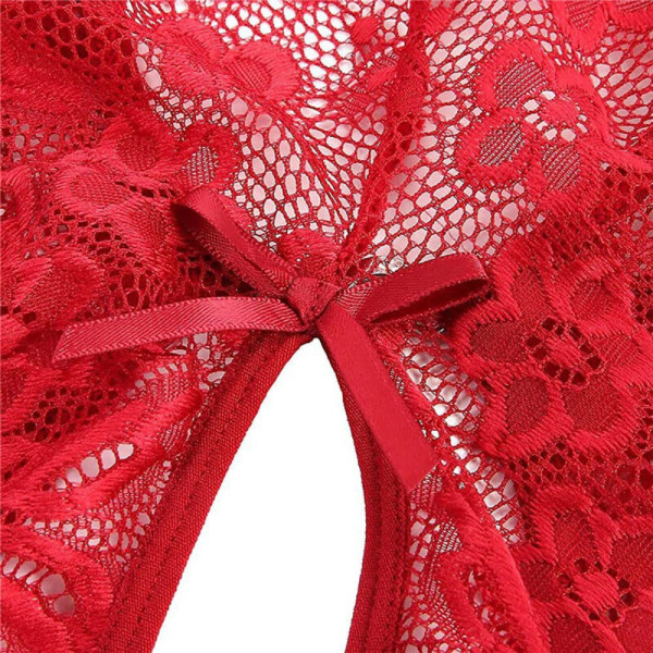 Lace Bodys Nattkläder-Underkläder WINE RED M