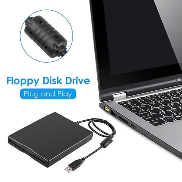 3,5 tums USB mobil diskettenhet portabel 1,44MB extern diskett F