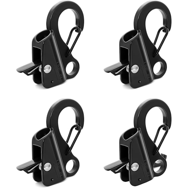 4-pack Båtfenders Clips, Båtfender Snabbkopplingsclips, Rostfria Båtbuffertclips